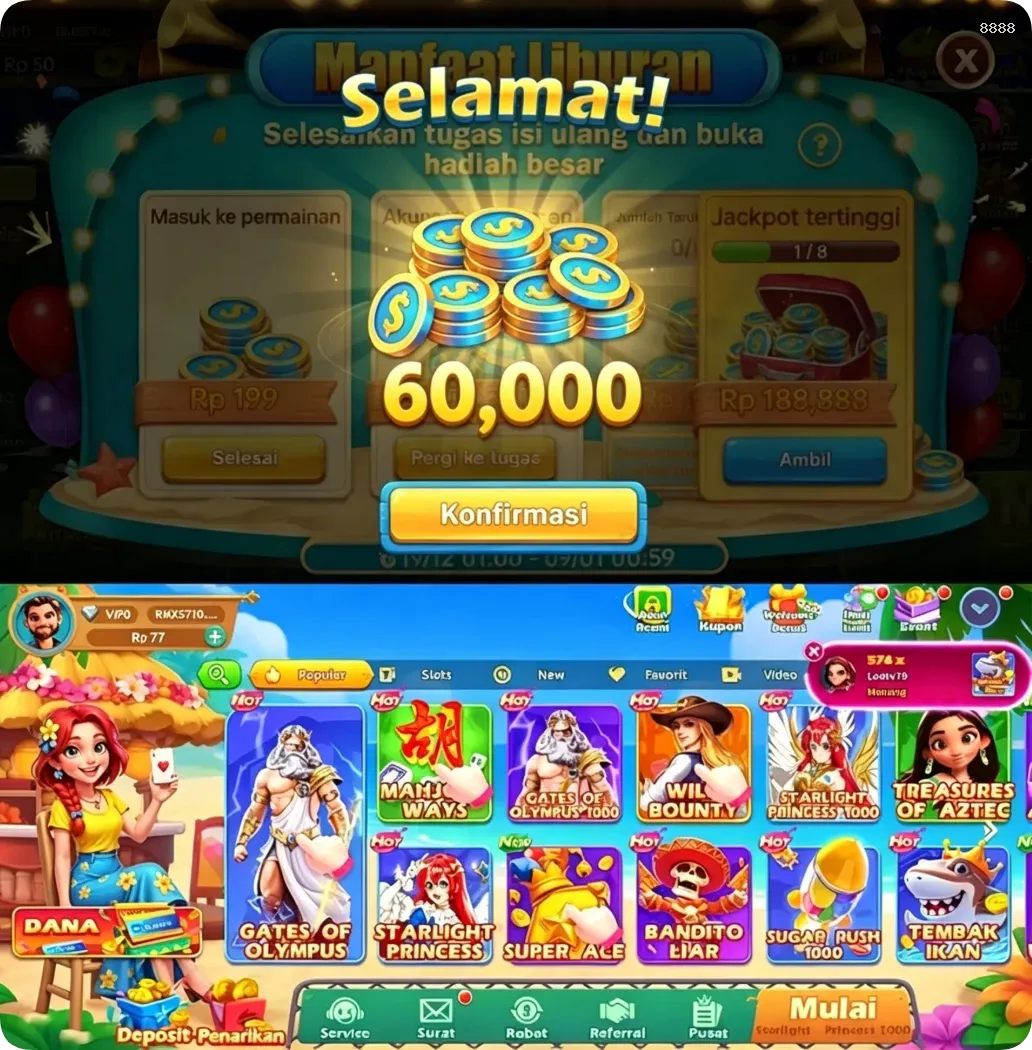 8888 Masuk - 8888 Resmi